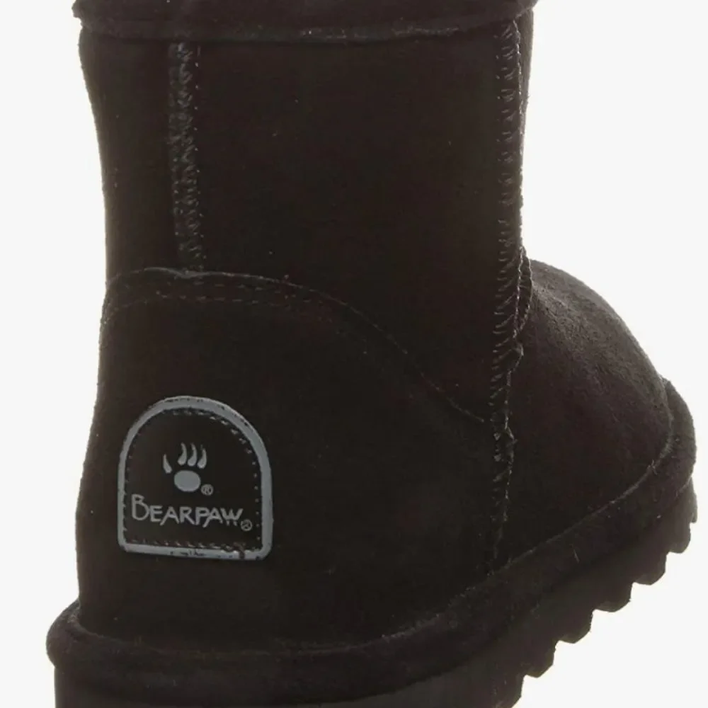 BearPaw Alyssa‎ Fur Boots- Black